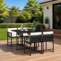 Friendly 5-Piece Outdoor Dining Set for You
