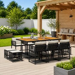 Invite Friends Over with This 11-Piece Garden Dining Set