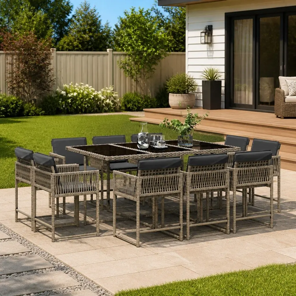 11 Piece Garden Dining Set