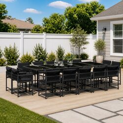 Your Perfect Outdoor Dining Companion: 15-Piece Set