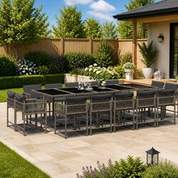 Your New 15 Piece Garden Dining Set Awaits!