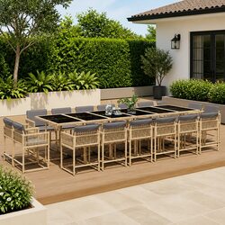 Create Your Outdoor Oasis with a 17-Piece Dining Set