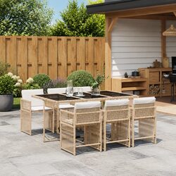 Your Ideal 7 Piece Garden Dining Set with Cushions