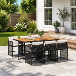 Your Outdoor Space Needs This 7 Piece Garden Dining Set
