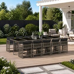 Enjoy Outdoor Dining with Our 11-Piece Garden Set