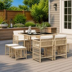 Your Perfect Outdoor Dining Set: 9 Piece Garden Set