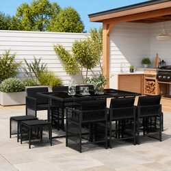 Your New 11-Piece Outdoor Dining Set Awaits!