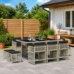 Friendly 11 Piece Garden Dining Set for Your Outdoor Needs