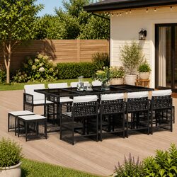 Your Perfect 13-Piece Garden Dining Set Awaits You