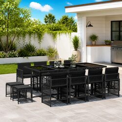 Your Perfect Outdoor Dining Solution with 13 Piece Set