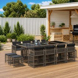 Your Friendly 13-Piece Outdoor Dining Set