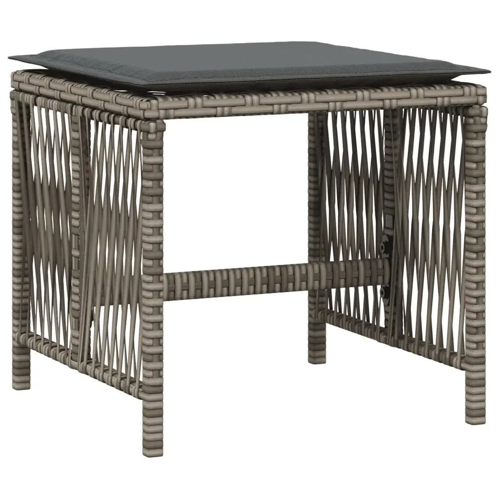 Garden Dining Set 13 Piece Outdoor Furniture Poly Rattan Chairs Table Cushions