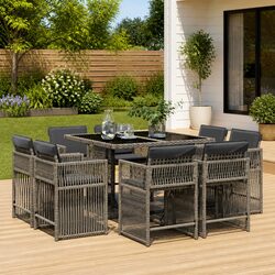 Your New Outdoor Dining Companion: 9 Piece Set