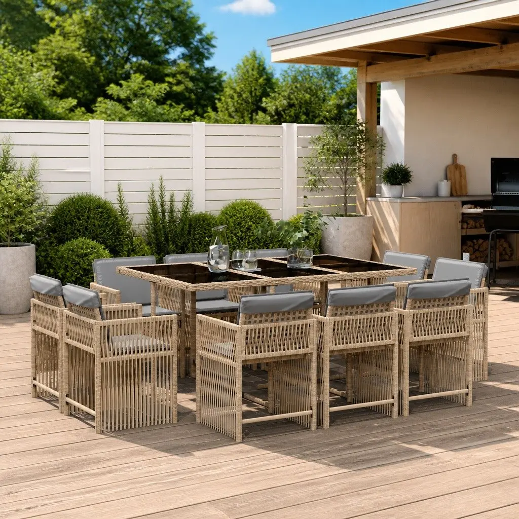 11-Piece Garden Dining Set