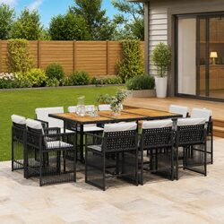 Your New Favorite 11 Piece Garden Dining Set Awaits
