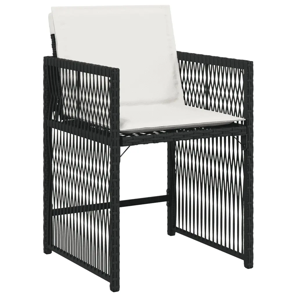Garden Dining Set 13 Piece Outdoor Furniture Poly Rattan Chairs Table Cushions