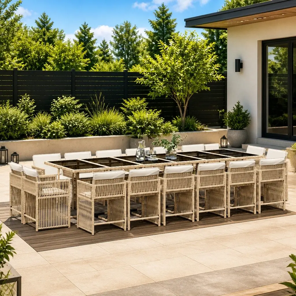 17-Piece Outdoor Dining Set