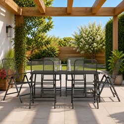 Friendly 7-Piece Garden Dining Set for Your Outdoor Space
