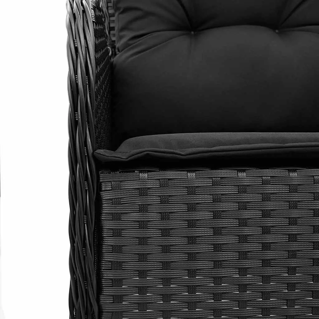 Outdoor Dining Set PE Rattan 5 Piece Garden Furniture with Cushions