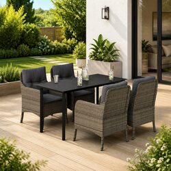 Join Friends Outdoors with This 5 Piece Garden Dining Set