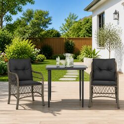 Your Perfect Grey 3 Piece Bistro Set for Outdoor Relaxation