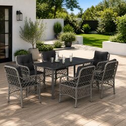 Your Perfect Outdoor Dining Solution - 7-Piece Set