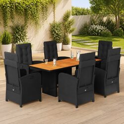 Your New 7 Piece Outdoor Dining Set Awaits You