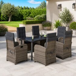 Explore Outdoor Dining with Our 7 Piece Rattan Set