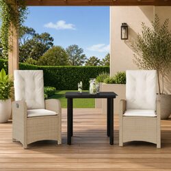Friendly 3 Piece Outdoor Dining Set for Your Garden