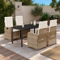 Your Perfect Outdoor Dining Set: 5 Piece Rattan Furniture