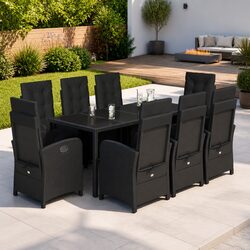 Friendly 9 Piece Outdoor Dining Set for You