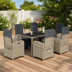 Your Friendly 7-Piece Outdoor Dining Solution