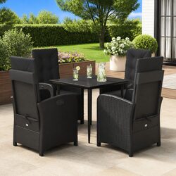 Friendly 5 Piece Outdoor Dining Set with Cushions