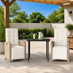 Enjoy Your Outdoor Moments with This 3 Piece Bistro Set