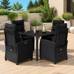 Your Perfect Outdoor Dining Set: 5 Piece Rattan Set