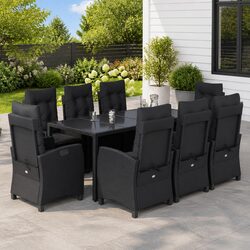 Your Ideal 9 Piece Garden Dining Set Awaits