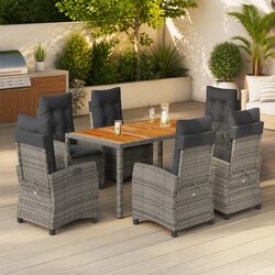 Your New Favorite 7 Piece Garden Dining Set Awaits
