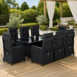 Your Ideal 9 Piece Garden Dining Set Awaits