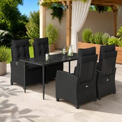 Friendly 5-Piece Garden Dining Set for Outdoor Enjoyment