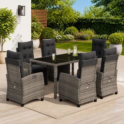 Friendly 7-Piece Dining Set for Your Outdoor Gathering