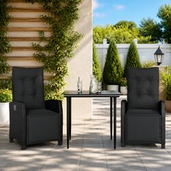 Enjoy Outdoor Meals with This 3 Piece Dining Set