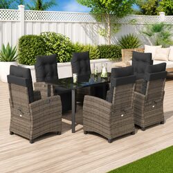 Enjoy Your Outdoors with This 7 Piece Dining Set