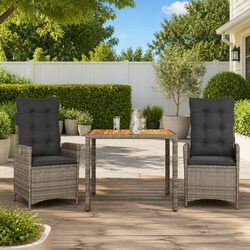 Friendly Grey Garden Dining Set for Your Enjoyment