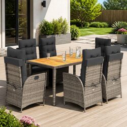 Friendly 7 Piece Garden Dining Set for Outdoor Fun