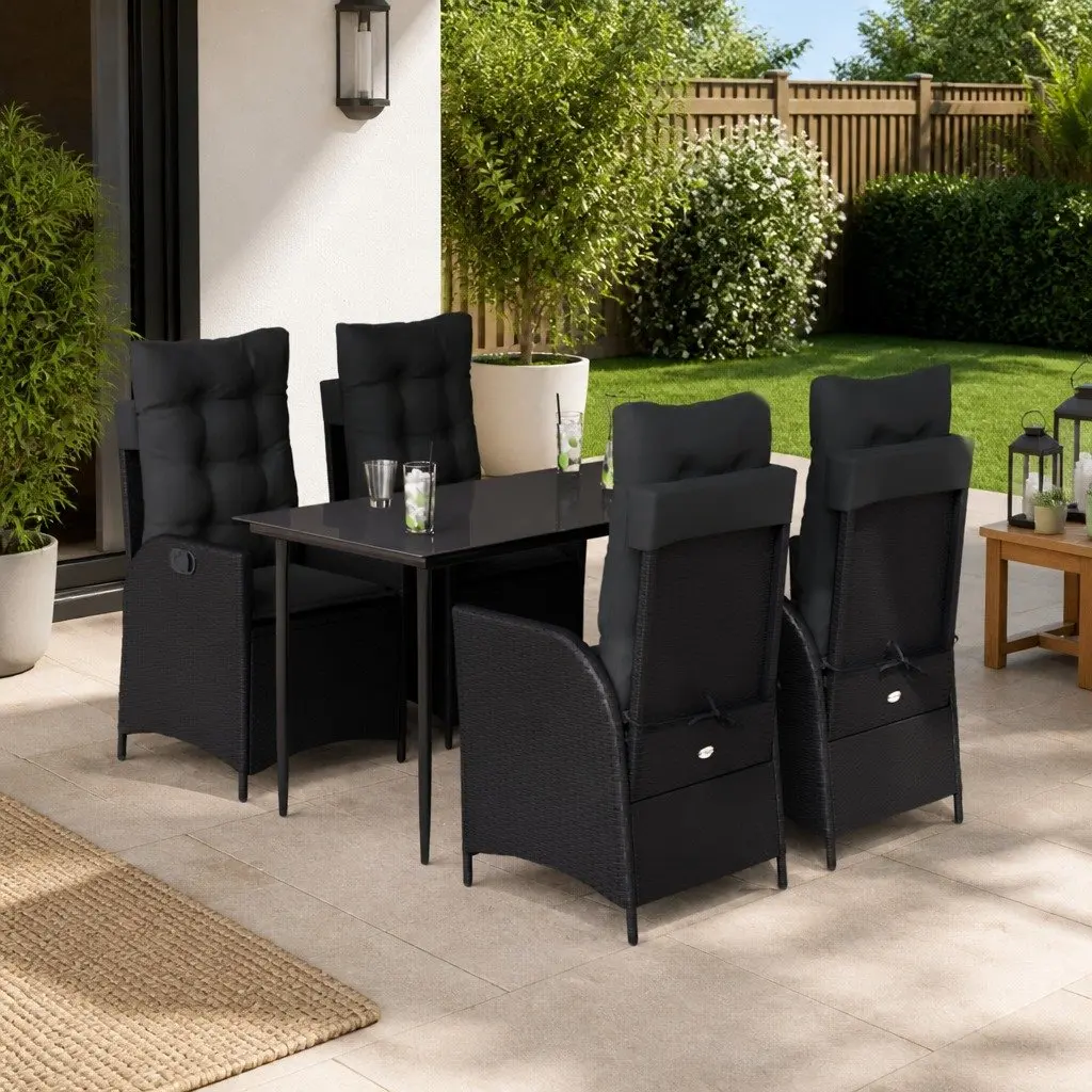 5 Piece Garden Dining Set