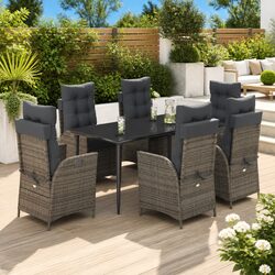 Create a Cozy Outdoor Dining Space with 7 Piece Set