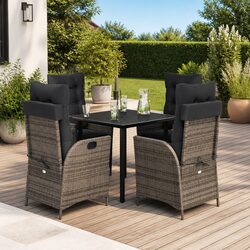 You’ll Love This 5 Piece Grey Outdoor Dining Set