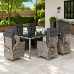 Enjoy Outdoor Dining with Our 9 Piece Garden Set