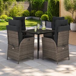 Friendly 5 Piece Outdoor Dining Set Perfect for You