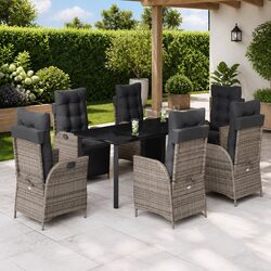 Friendly 7-Piece Garden Dining Set for Outdoor Enjoyment